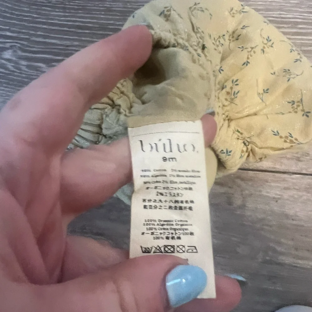 BÚHO  Organic Cotton Bloomer Skirt | Yellow 9 Months